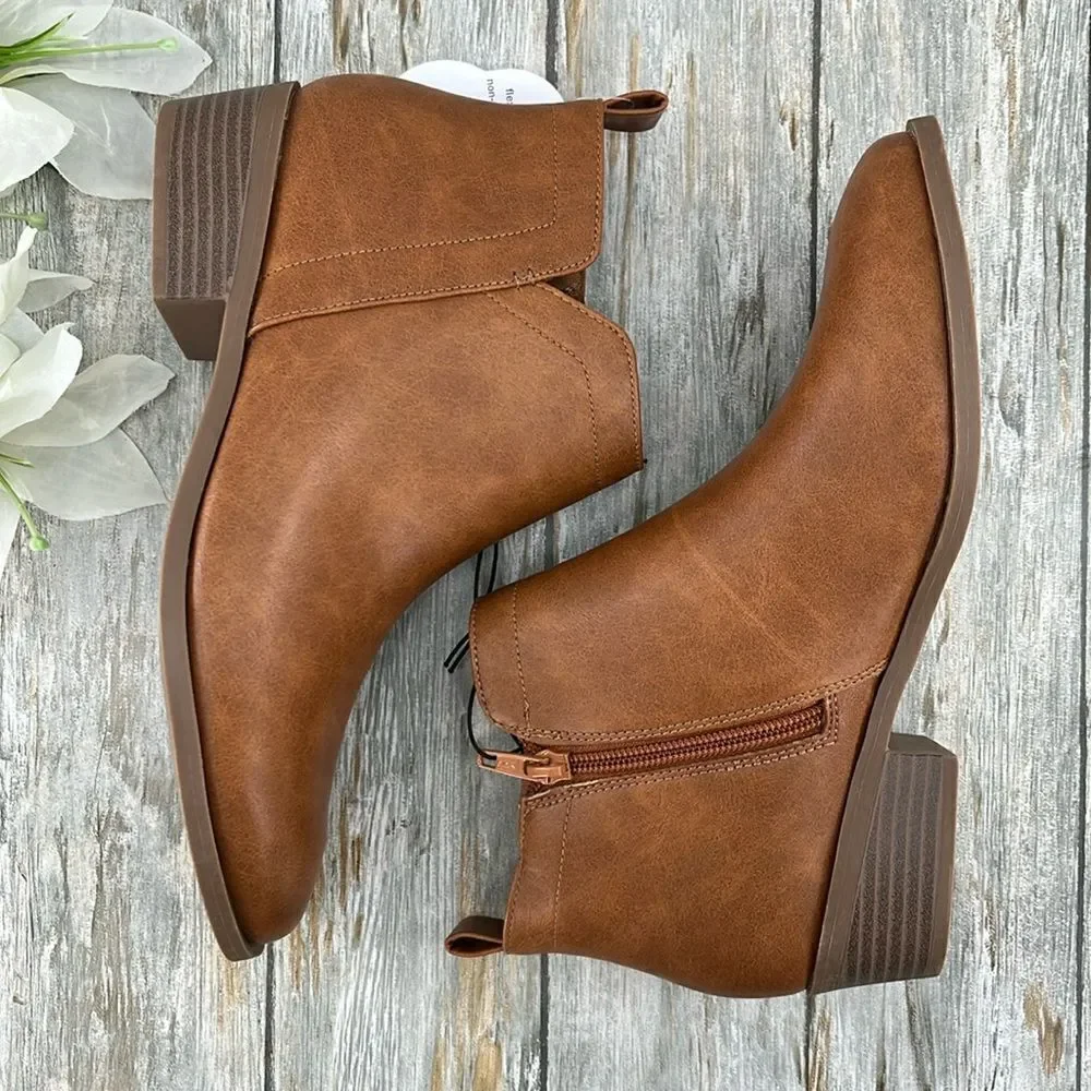 Big Girls Fashion Ankle Booties Boots Shoes Size 6